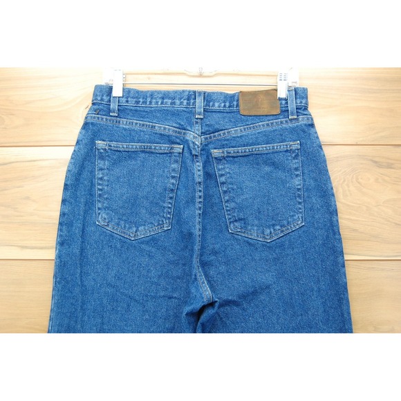 French Dressing Jeans Womens 12 Blue Denim Contour Easy Fit High Rise Tapered - Picture 12 of 13